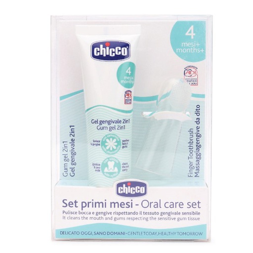 Chicco Хүүхдийн амны олон үйлдэлт гель ком 4m+