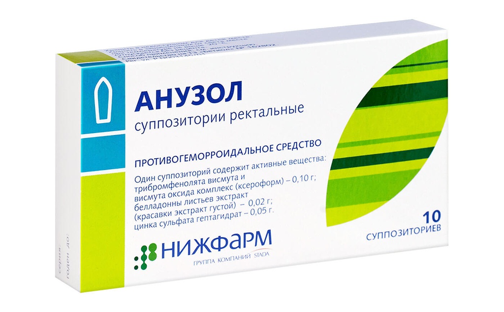 Анузол №10 шулуун гэдэсний лаа Stada