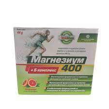 Магнезиум 400мг+В комплекс №20 шахмал