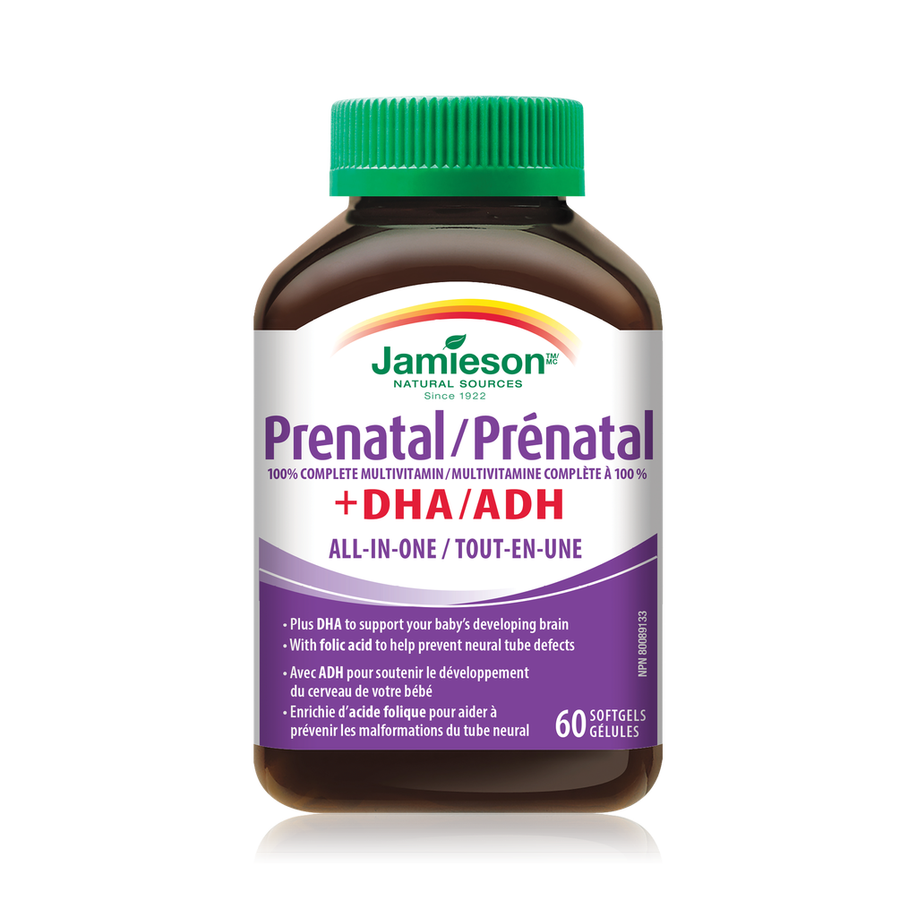 Jamieson 100% COMPLETE MULTIVITAMIN WITH DHA | PRENATAL №60