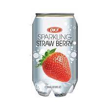 Ундаа Sparkling Strawberry 350мл Бишрэлт