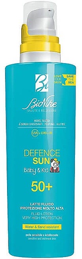 BioNike Defence Sun baby&amp;kid 50+ fluid lotion very high protection bottle 200ml