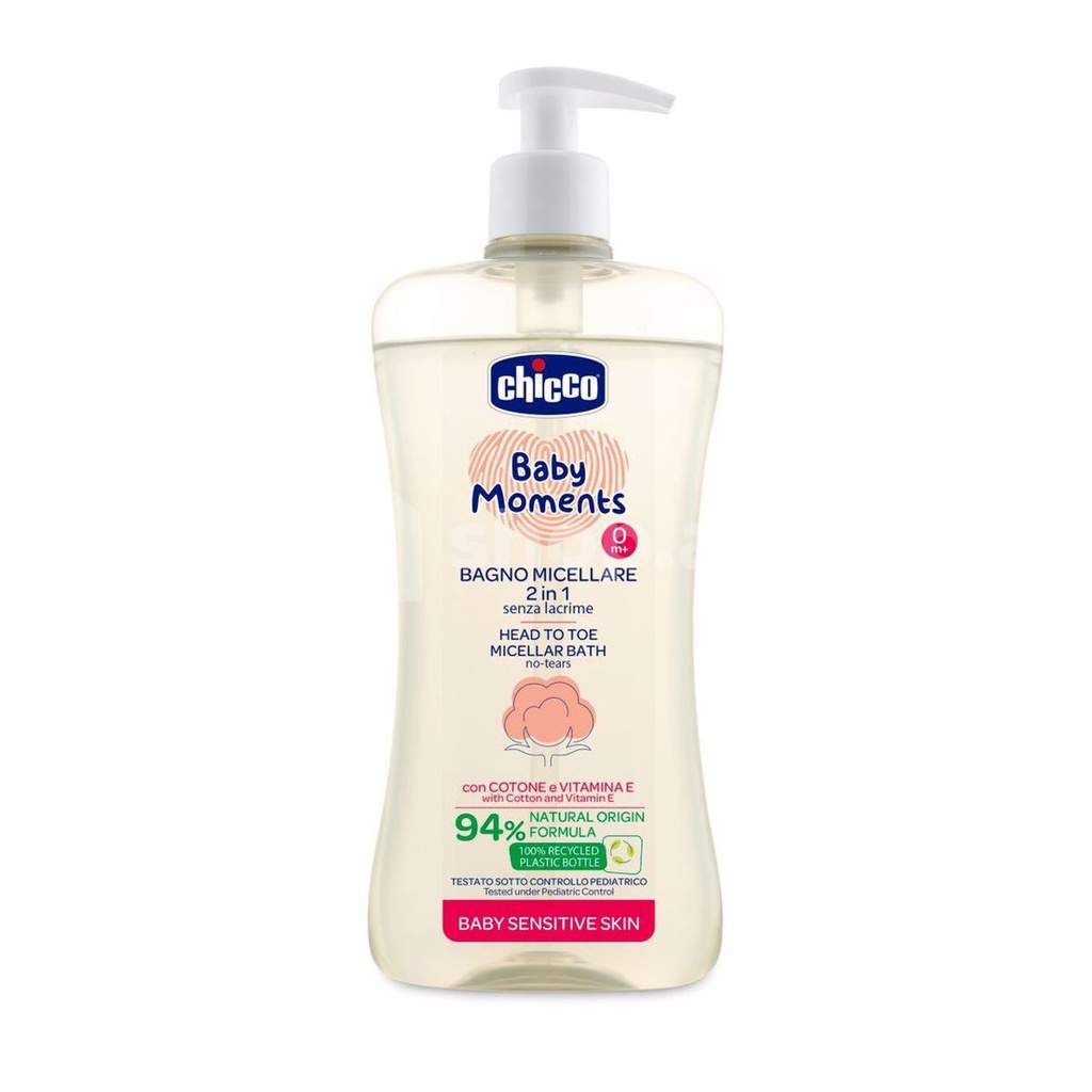 Chicco Headtotoe micellar bath 500мл /Sensitive/